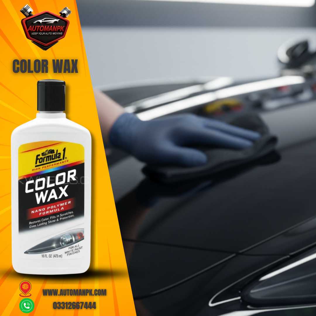 Formula 1 color wax for black cars 473ml restoring deep black shine in Pakistan