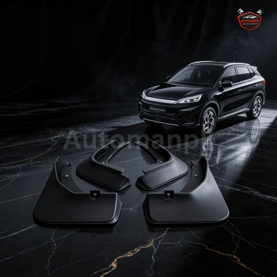 BYD Shark Mud Flaps Price in Pakistan – Set of 4 Splash Guards | AutoManPK