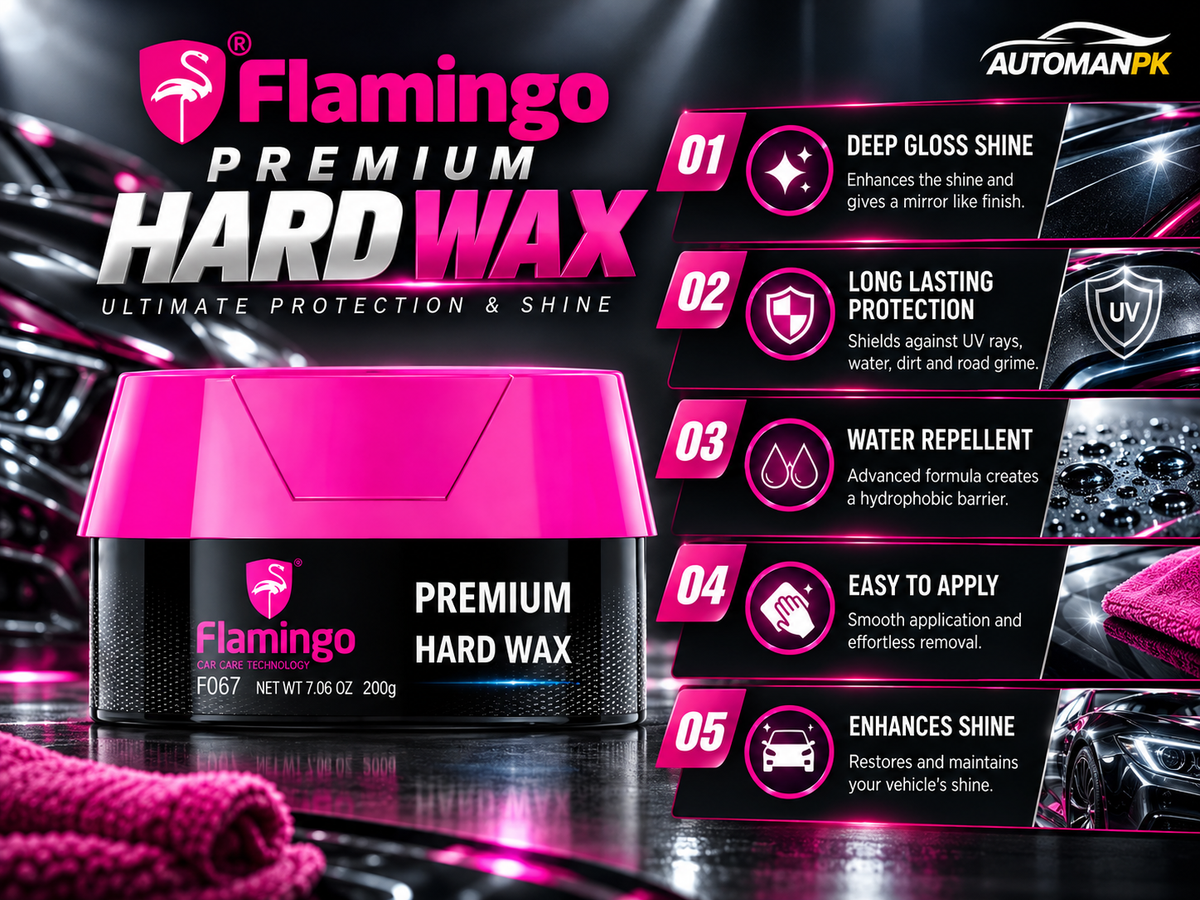 Flamingo Premium Hard Wax 200G automotive paint wax