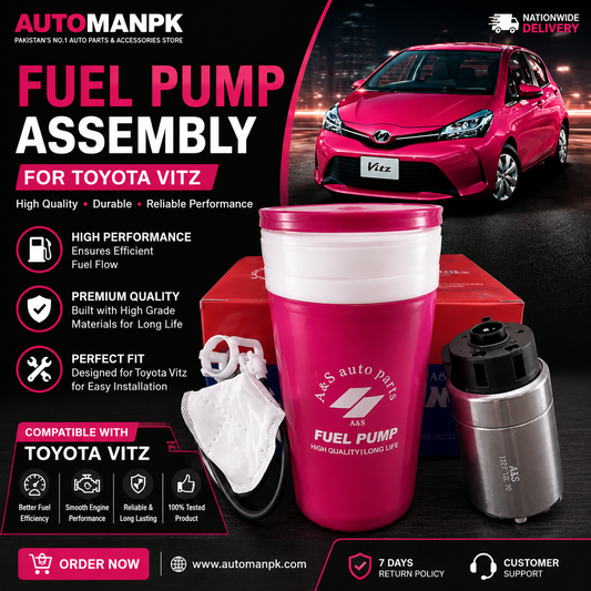 Premium Toyota Vitz Fuel Pump (Tanki) A&S – High Performance & Reliable Auto Part in Pakistan