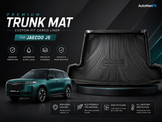 Jaecoo J5 TPE Cargo Liner – Custom-Fit – Total Protection – Waterproof – 3D Tub Style