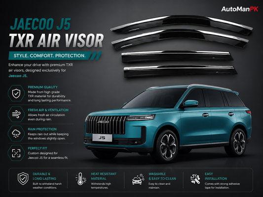 Jaecoo J5 Air Press Sun Visor / Door Visor – Wind Deflector