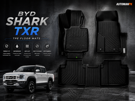 BYD Shark 6 TXR TPE Floor Mats – Waterproof | Anti-Slip | Custom Fit