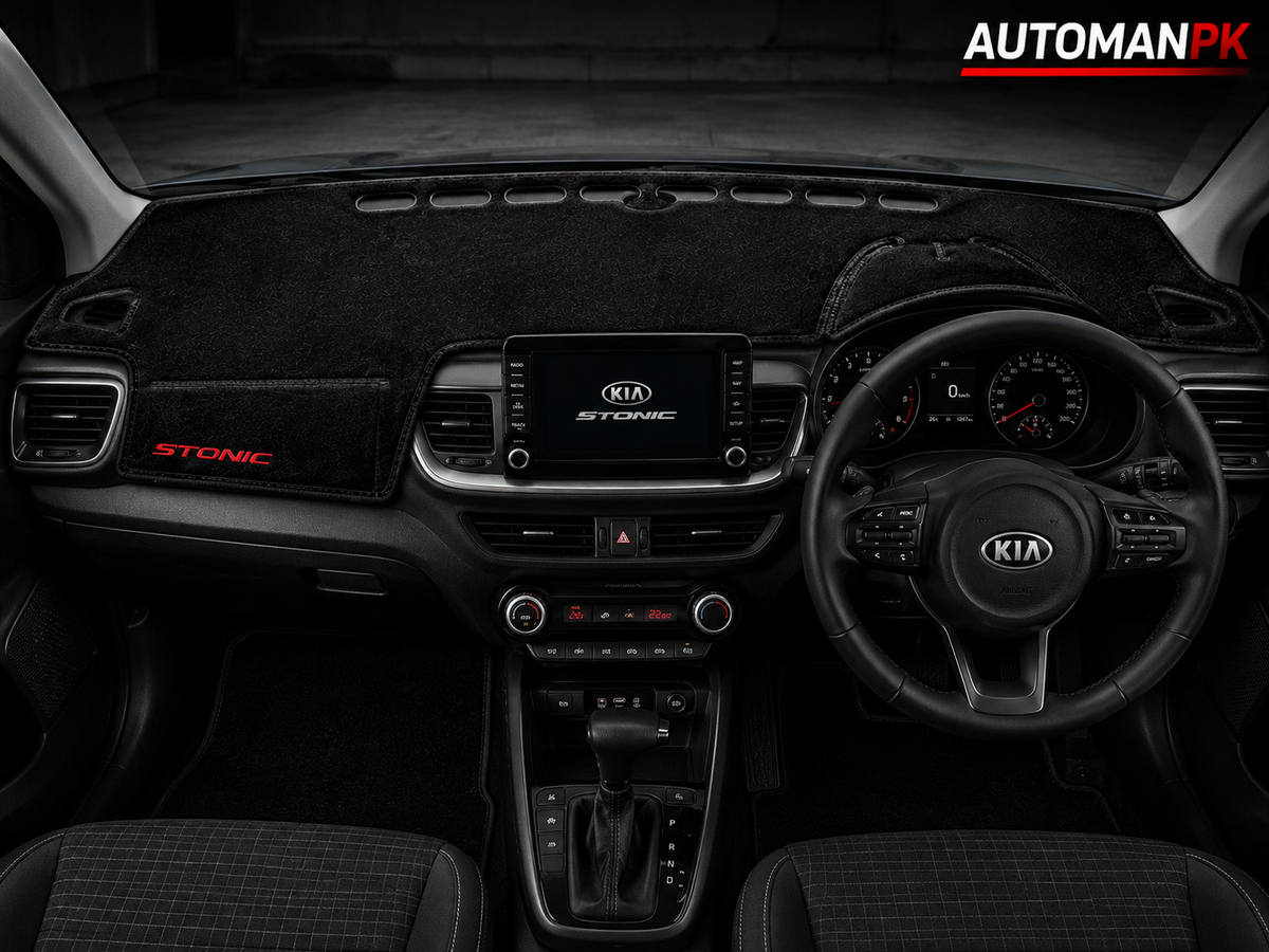 Kia Stonic Velvet Dashboard Mat – Anti-Glare | Non-Slip | Custom Fit