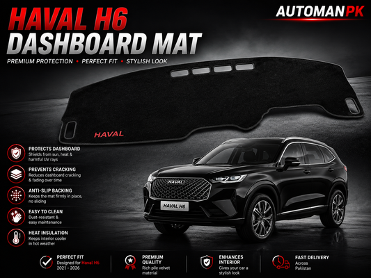 MG ZS 2018-2026 Velvet Dashboard Mat – Anti-Glare | Non-Slip | Custom Fit