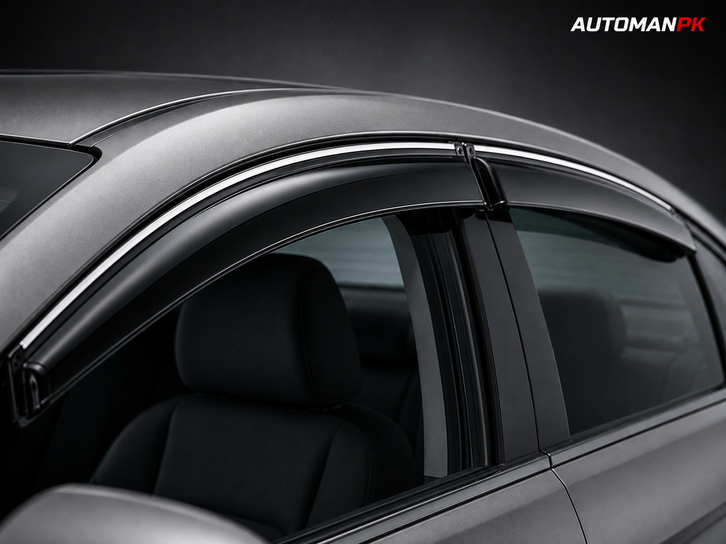 Hyundai Elantra Air Visor – Window Rain Guard | China & Japanese TXR | Custom Fit