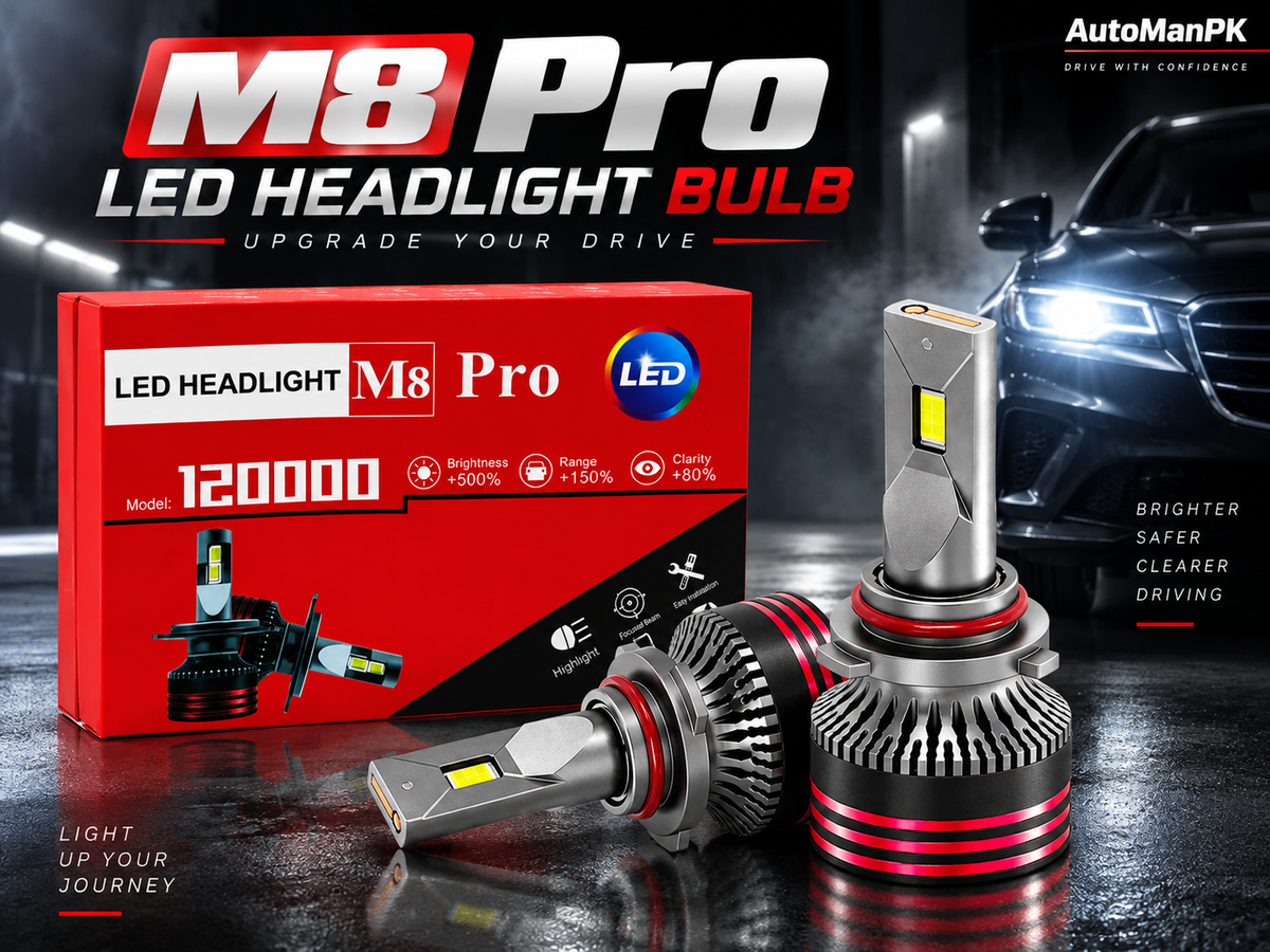 M8 PRO 100W LED Headlight Bulbs | H4 H11 9005/HB3 9006/HB4