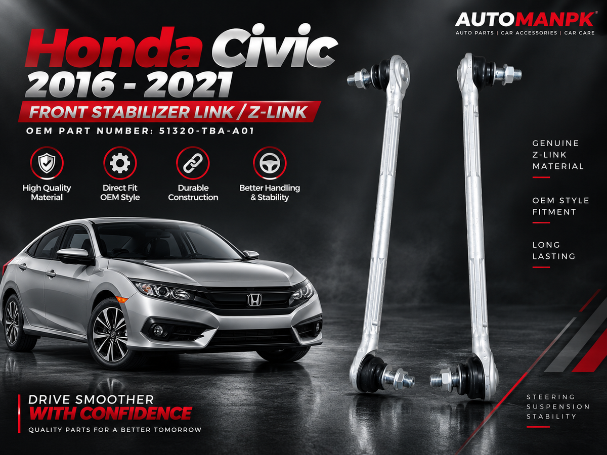 Honda Civic X 2016–2022 Z-Link | 61320-TBA-A01 | Silver OEM Part