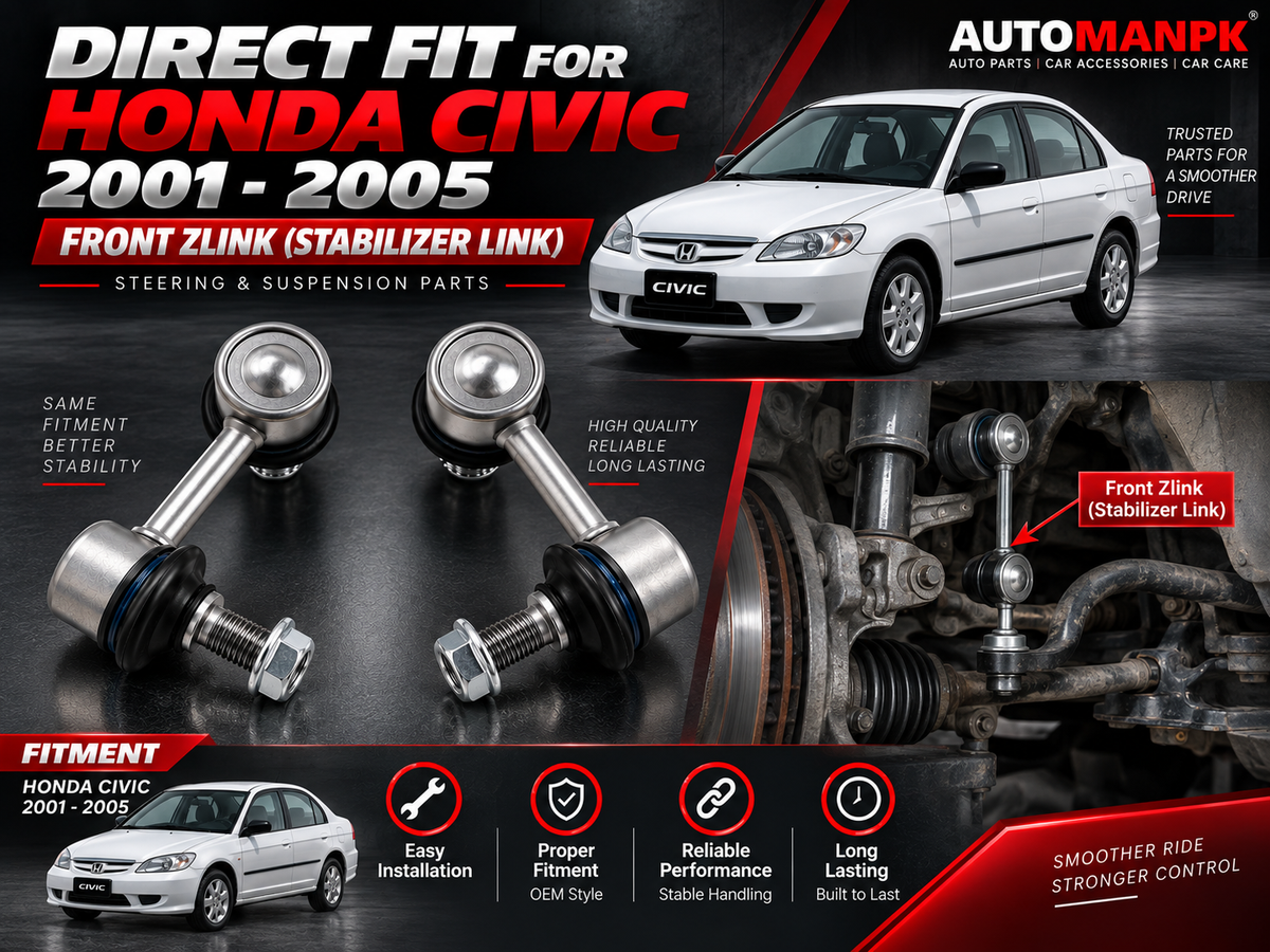 Honda Civic 2001–2005 Front Z-Link | A&S | Made in China