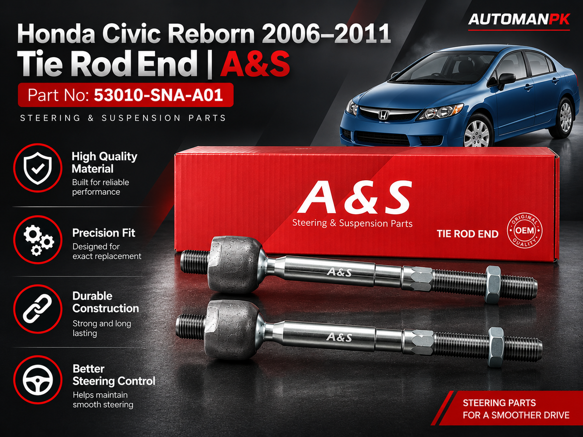 Honda Civic Reborn 2006–2011 Rack End | 5300-SNA-A01 | A&S