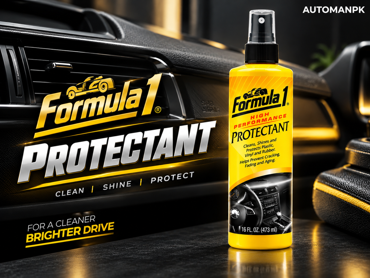 Formula 1 Protectant 295ml for vinyl leather rubber and plastic car surfaces