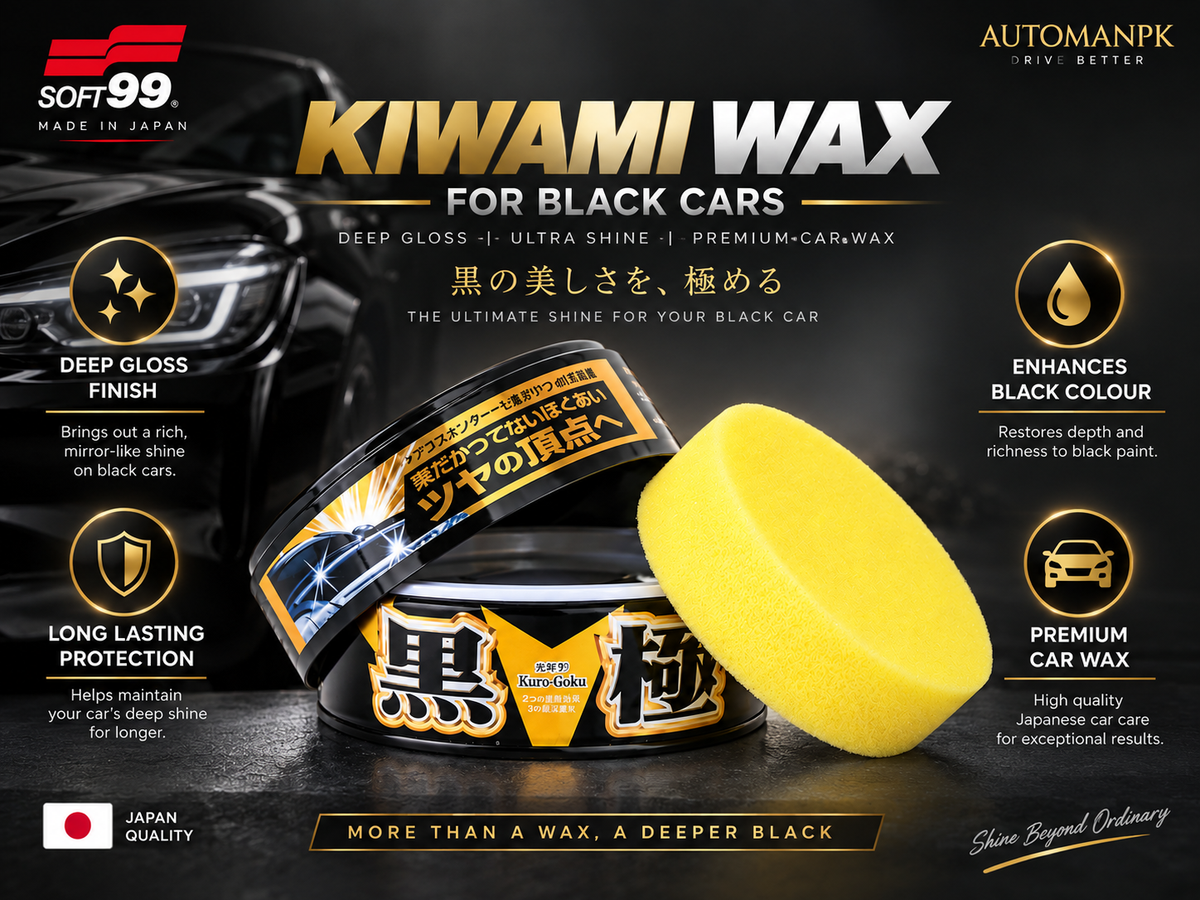 Soft99 Kiwami Extreme Gloss Wax for Black Cars