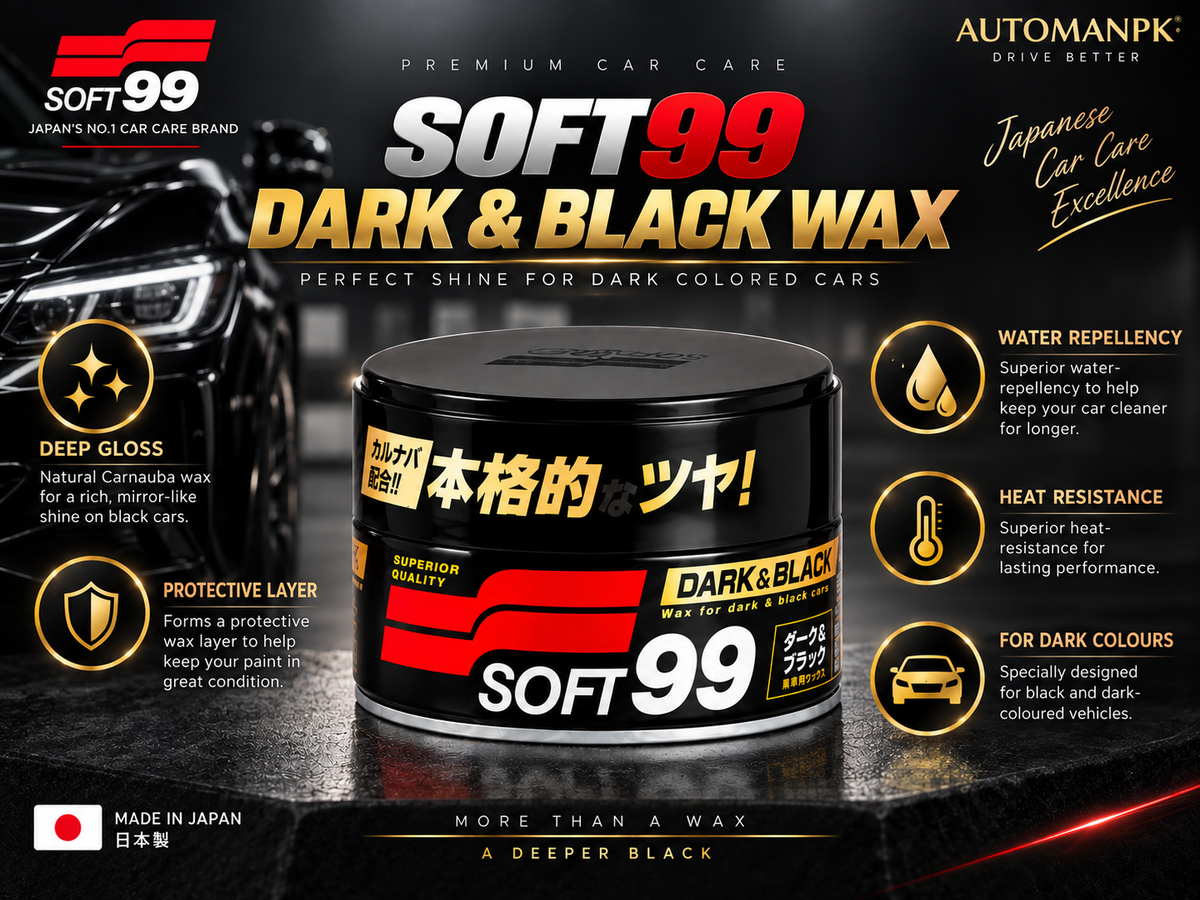 Soft99 Dark & Black Soft Wax 300g | Premium Black Car Wax