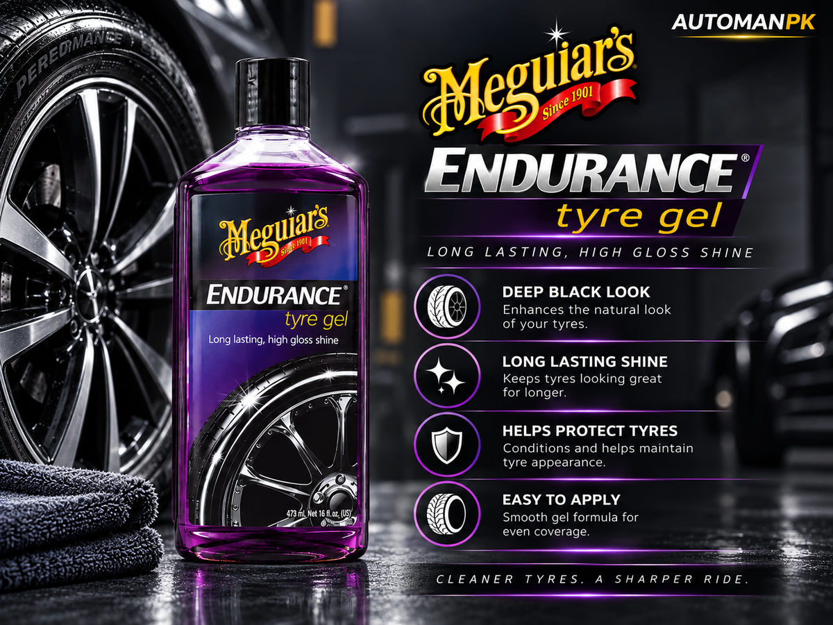 Meguiar’s Endurance Tire Gel G7516 473ml Pakistan | Long-Lasting Tire Shine