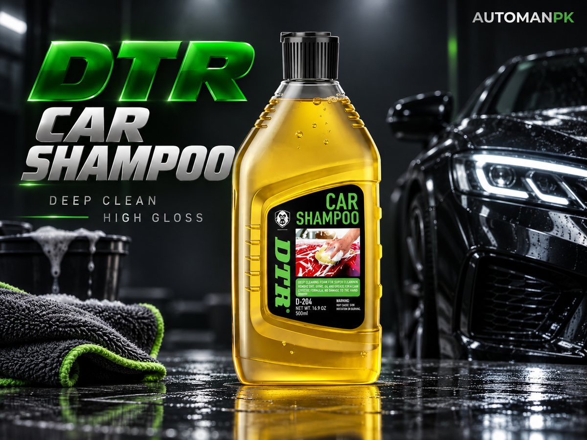 DTR Car Shampoo 1 Liter & 500ml | Premium Car Exterior Cleaner & Wash Solution