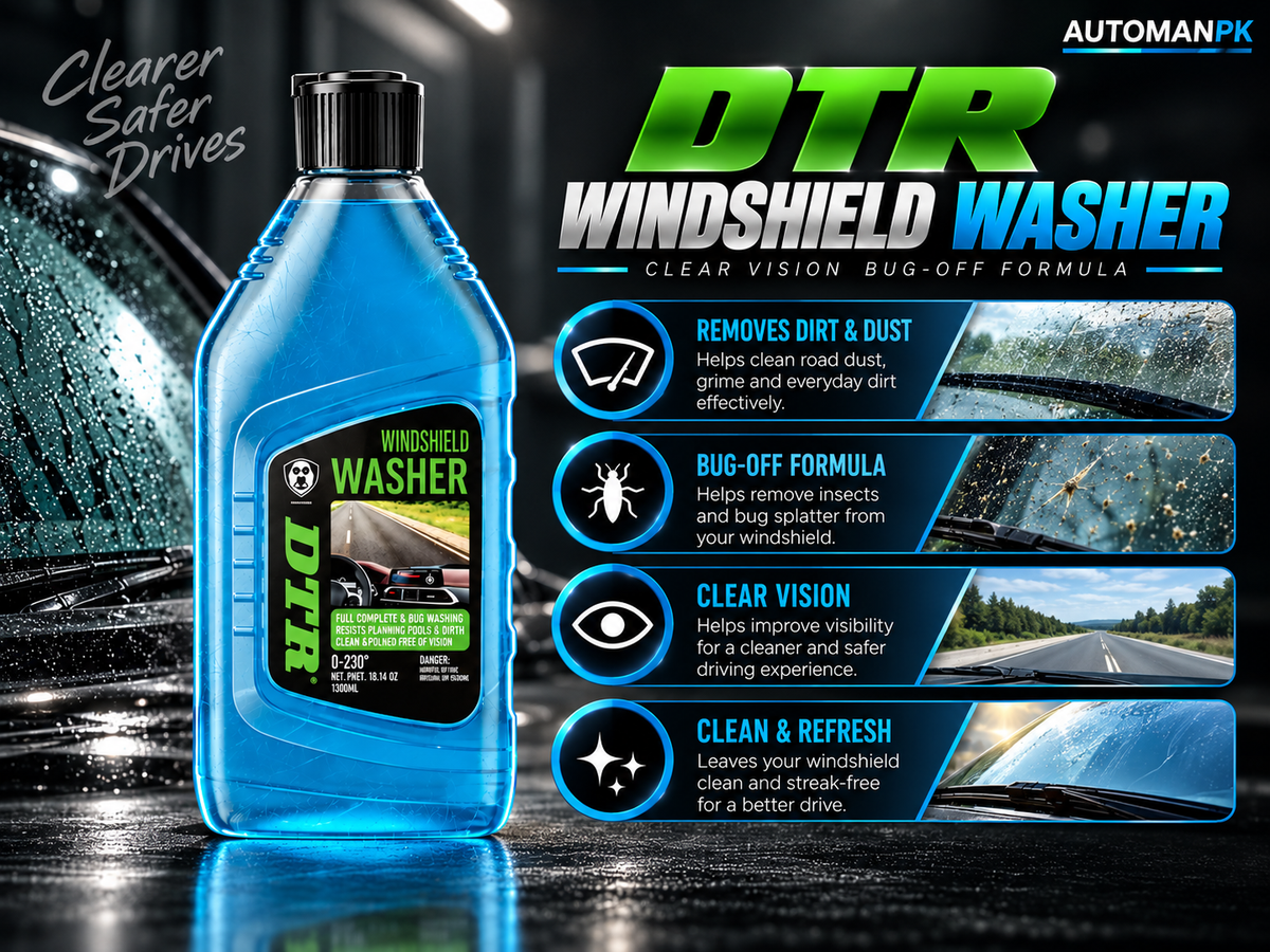 DTR Windshield Washer 500ml – Car Windshield Cleaner & Rain Repellent