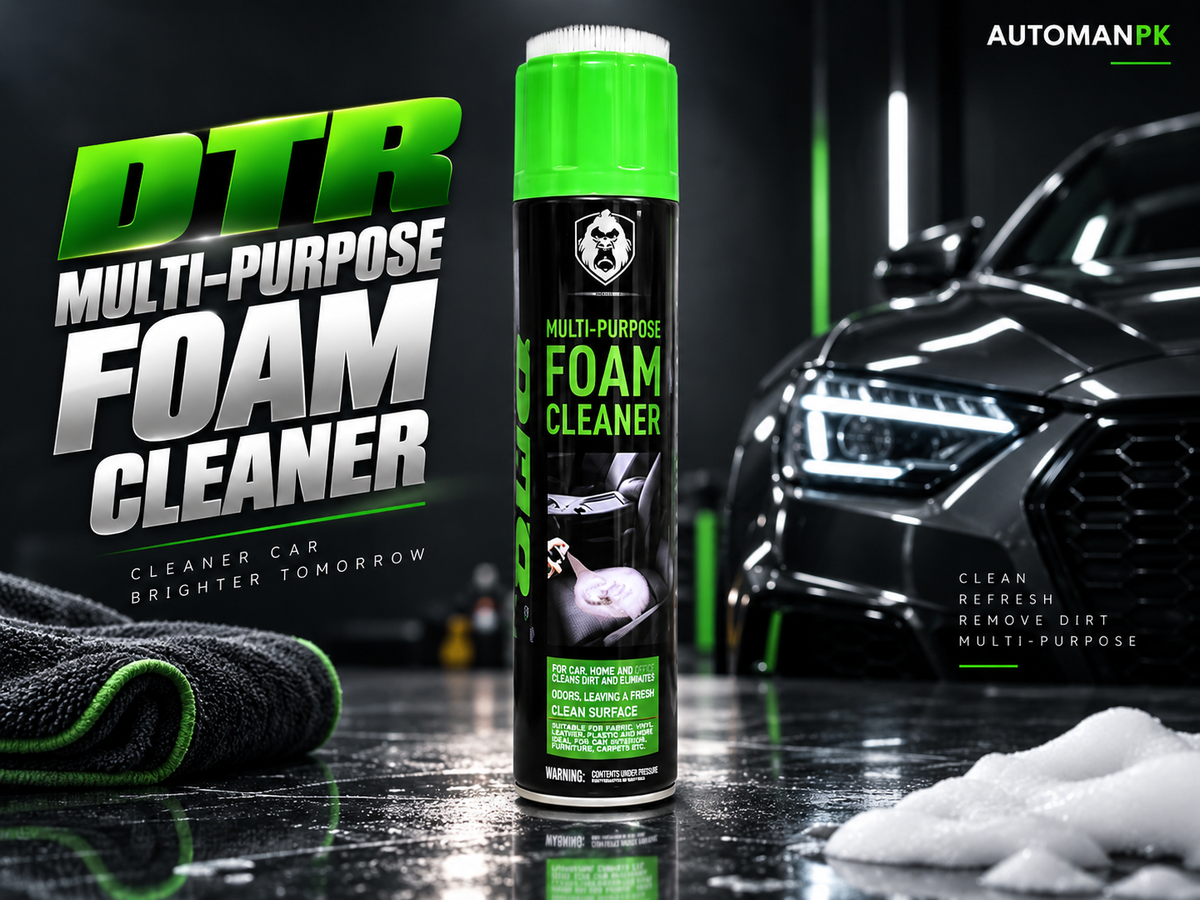 DTR Multipurpose Foam 650ml – Car Interior & Exterior Cleaner