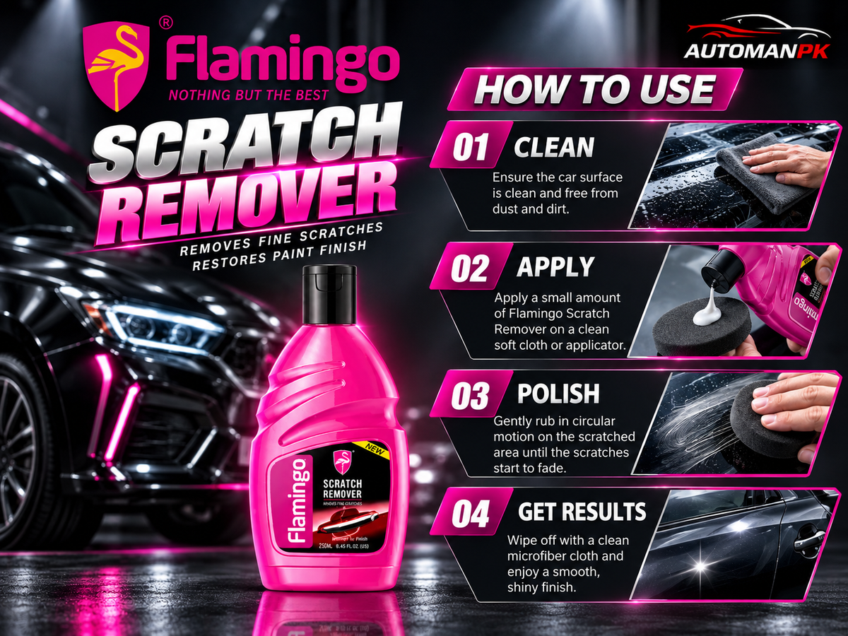 Flamingo Scratch Remover 300ML – Car Scratch & Swirl Mark Remover
