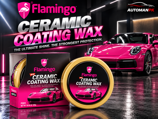 Flamingo Ceramic Coating Wax 300g – High Gloss Car Wax & Paint Protection