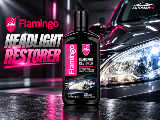 Flamingo Headlight Restorer 300ml cloudy and yellow headlight cleaner