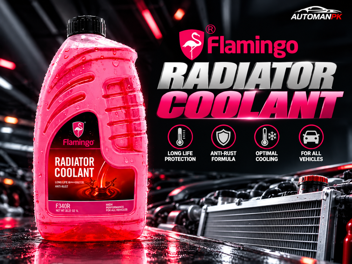 Flamingo Coolant Red 1 Liter F340R radiator coolant