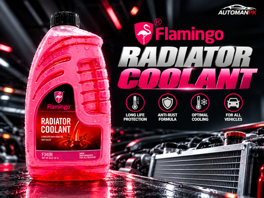 Flamingo Coolant Red 1 Liter F340R radiator coolant