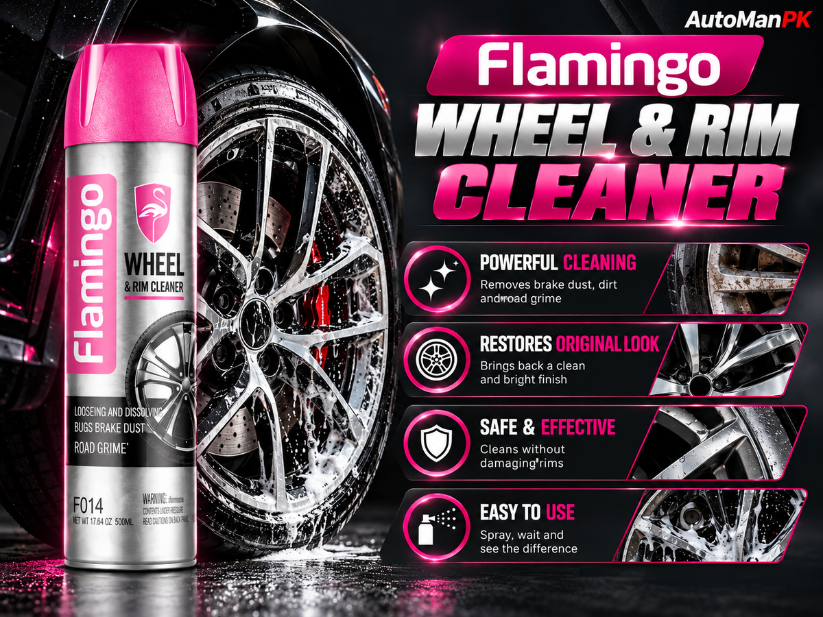 Flamingo Wheel Rim Cleaner 500ml F014 alloy wheel and rim cleaner