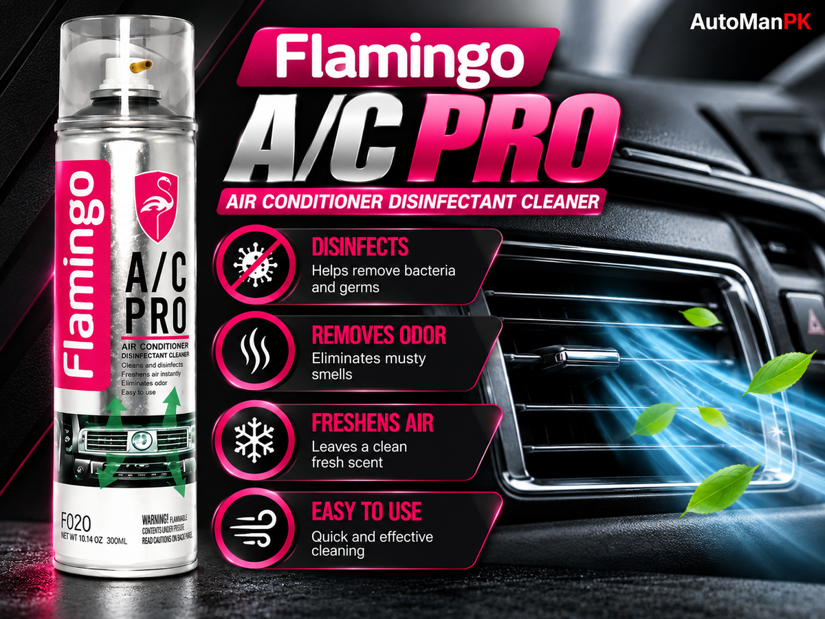 Flamingo AC Pro 500ml car air conditioner cleaner and odour remover