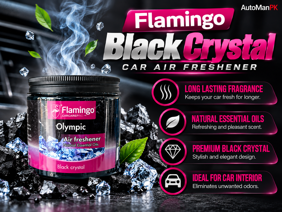 Flamingo Black Crystal car perfume for fresh vehicle interior