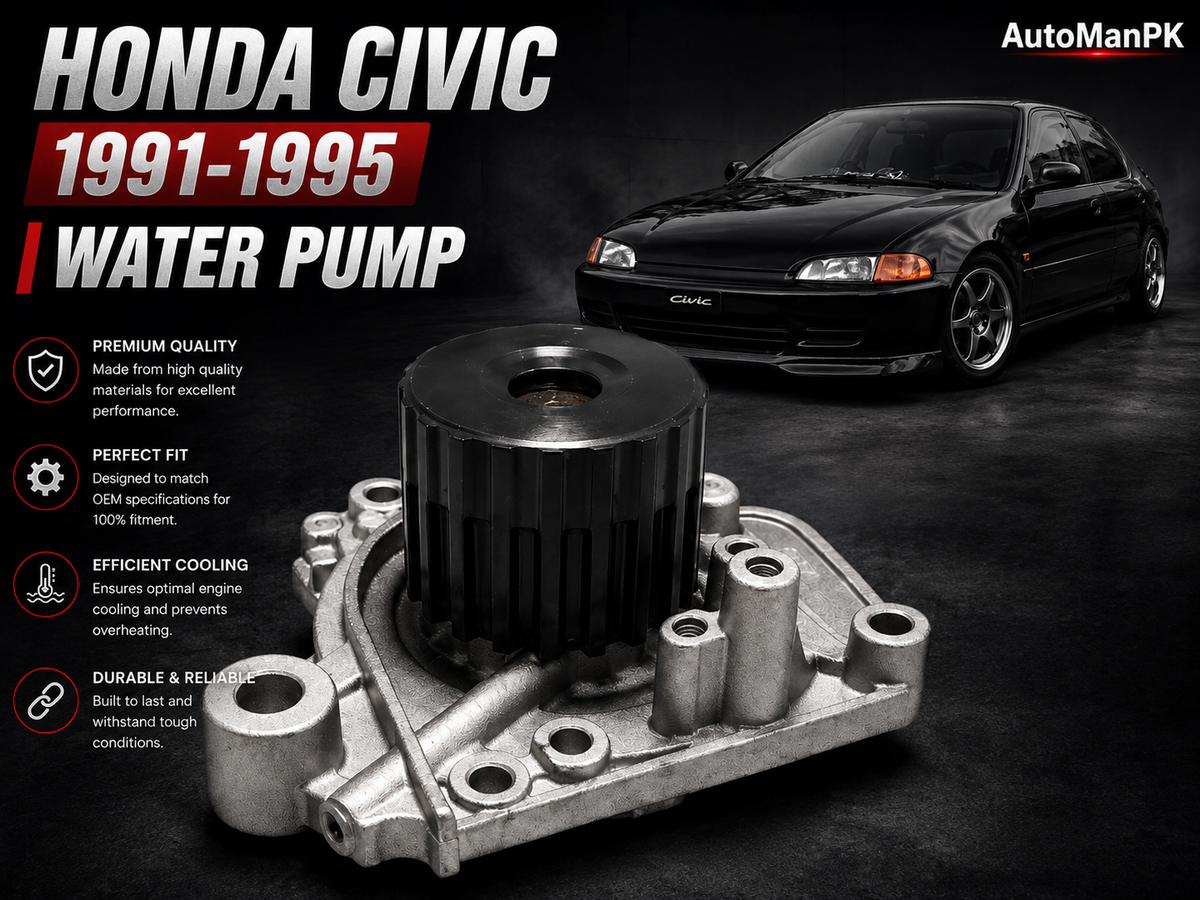 Honda Civic 1991-1995 Water Pump – A&S GWHO-26A | OEM Quality | Direct Replacement