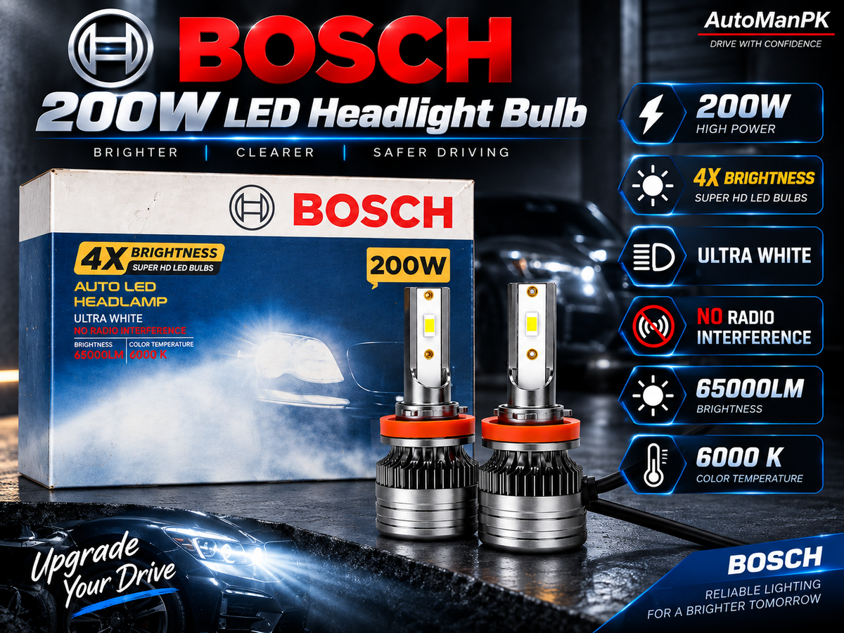 BOSCH 200W LED Headlight Bulbs