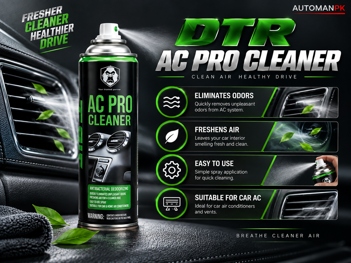 DTR AC Pro 500ml – Car AC Cleaner & Odor Remover