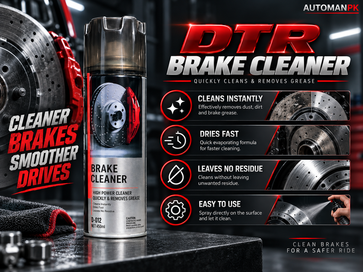 DTR Brake Cleaner Rotor 450ML | Fast-Drying Brake & Parts Cleaner