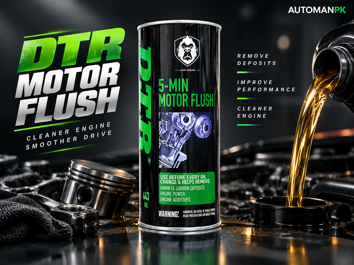 DTR Motor Flush 300ml – Engine Oil Flush & Sludge Cleaner