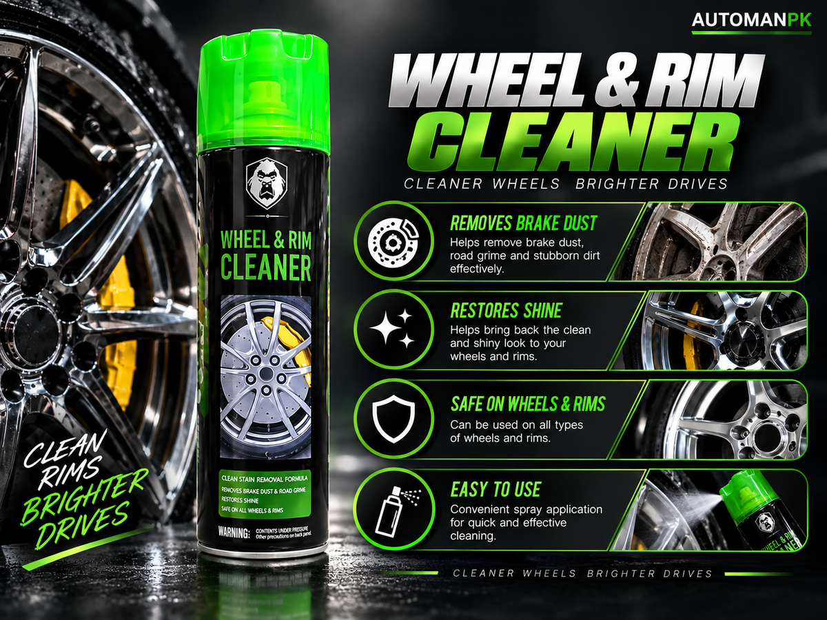 DTR Wheel & Rim Cleaner 500ml – Brake Dust Cleaner