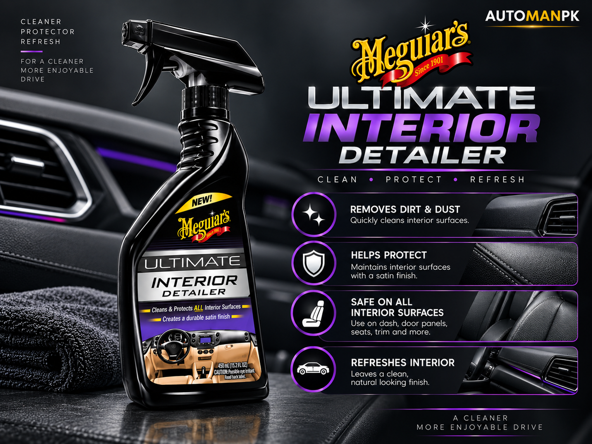 Meguiar's Quik Interior Detailer G13616 473ml | Dashboard & Trim Cleaner