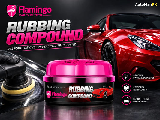 Flamingo Car Rubbing Compound 230G for fine scratches and swirl marks
