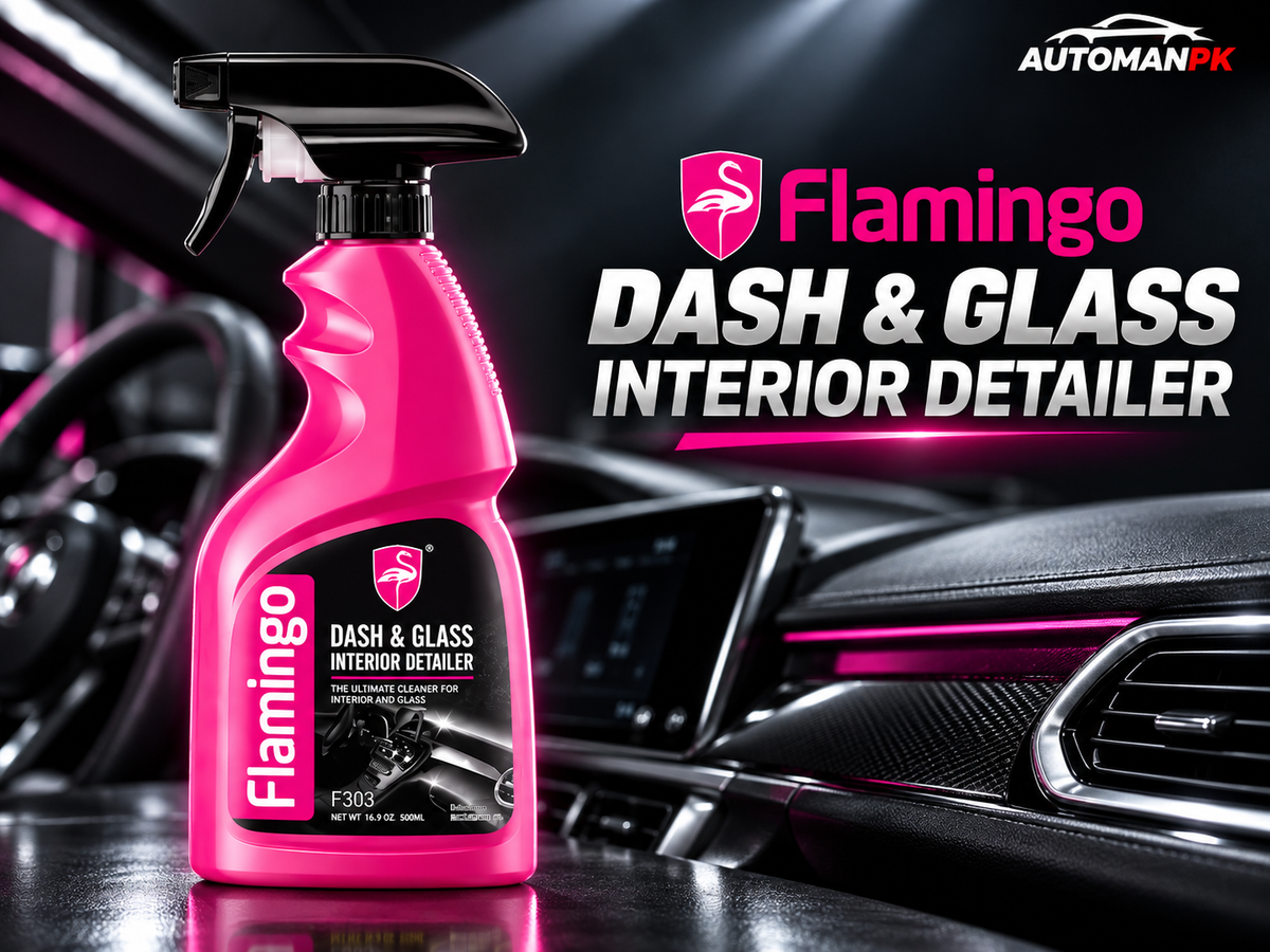 Flamingo Dash and Interior Detailer 500ml F303 car dashboard cleaner