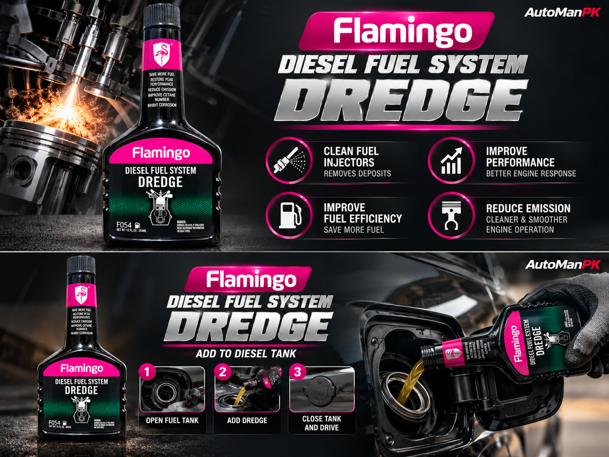 Flamingo Diesel System Dredge 354ml diesel fuel additive usage guide