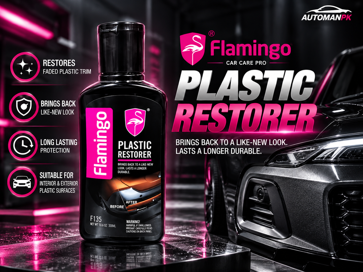 Flamingo Plastic Restorer 300ML car plastic and trim restorer