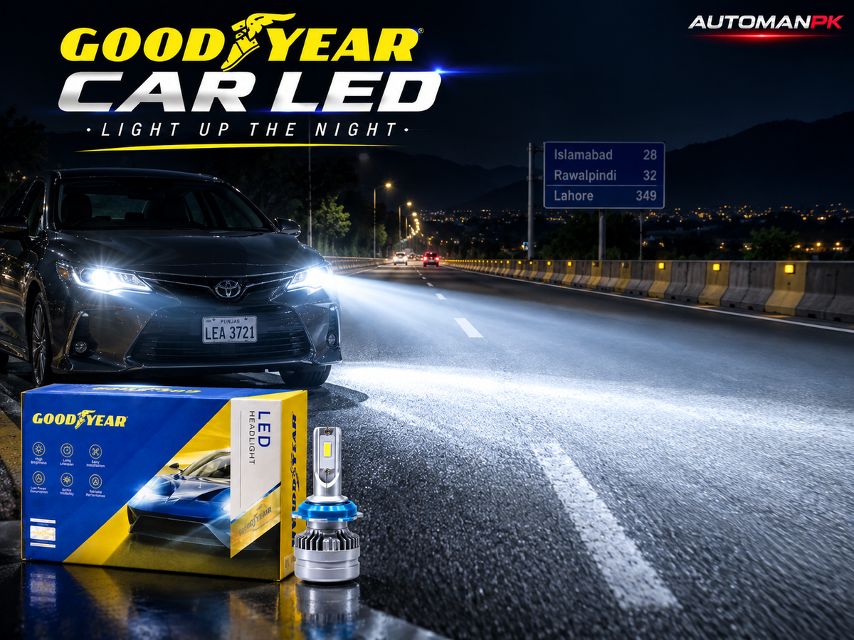 Goodyear 75W LED Headlight Bulbs in Pakistan | H4, H11, 9005/HB3, 9006/HB4 LED Conversion Kit