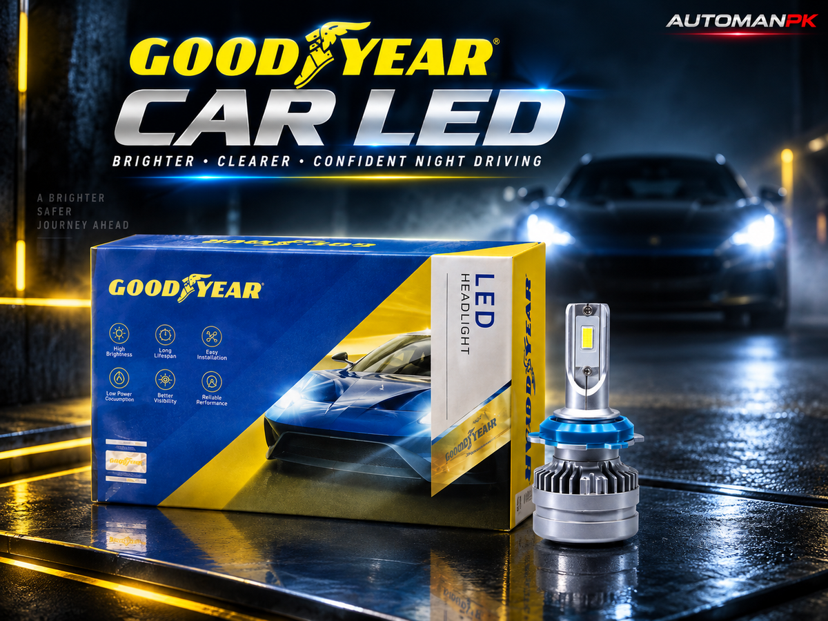 Goodyear 75W LED Headlight Bulbs in Pakistan | H4, H11, 9005/HB3, 9006/HB4 LED Conversion Kit