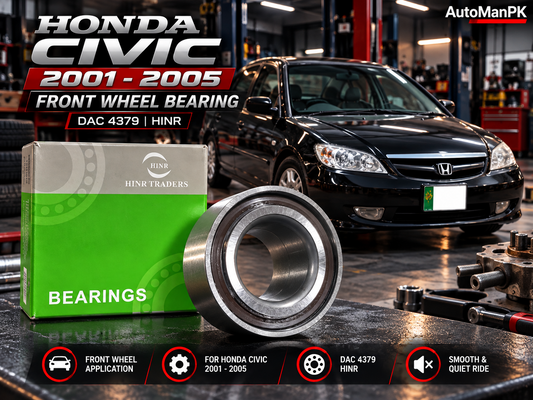 Honda Civic 2001-2005 front wheel bearing HINR DAC 4379 AutoManPK premium hero
