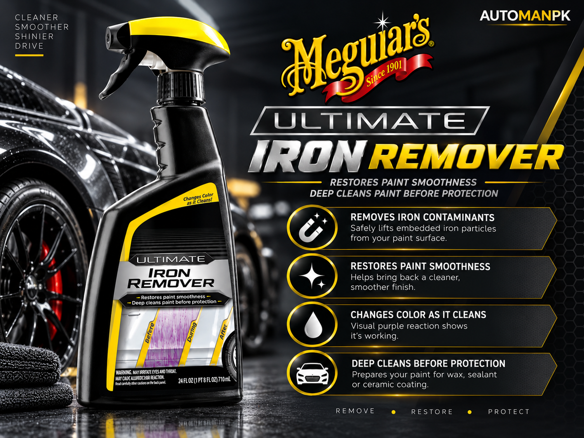 Meguiar’s Ultimate Iron Remover G250524 24oz | Iron Fallout & Brake Dust Remover