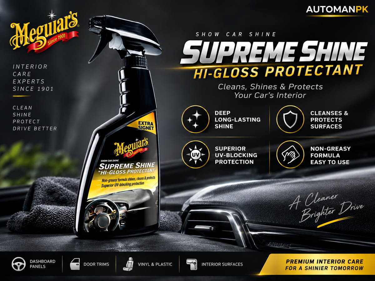 Meguiar’s Supreme Shine Protectant G4016 473ml | High Gloss Interior Protectant
