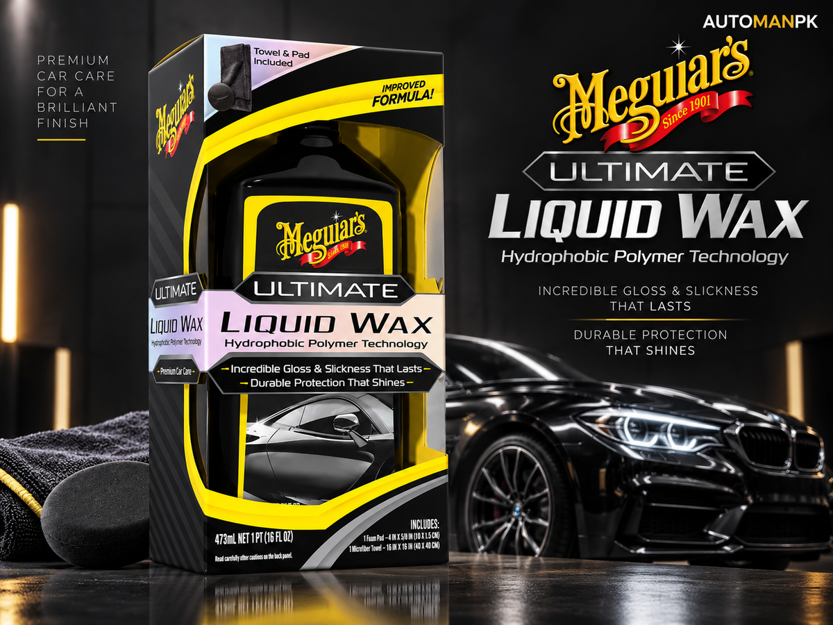 Meguiar’s Ultimate Liquid Wax G18216 473ml | Long-Lasting Shine & Paint Protection