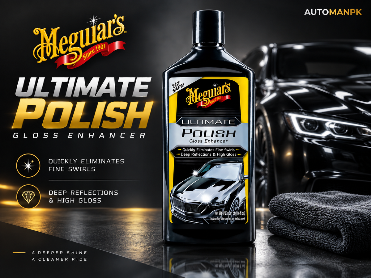 Meguiar’s Ultimate Polish G19216 473ml | Pre-Wax Gloss Enhancer & Car Paint Polish