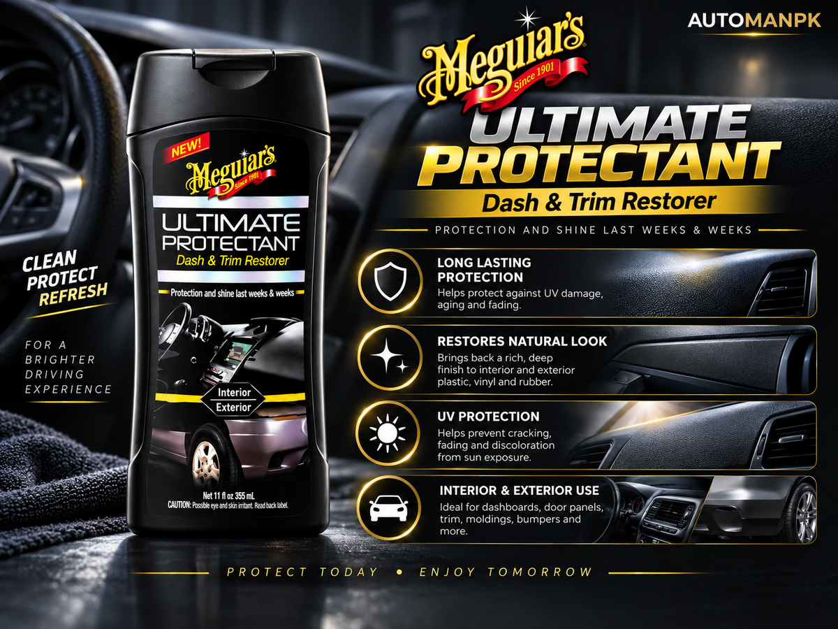 Meguiar’s Ultimate Protectant G14716 | Dashboard & Trim Restorer with UV Protection
