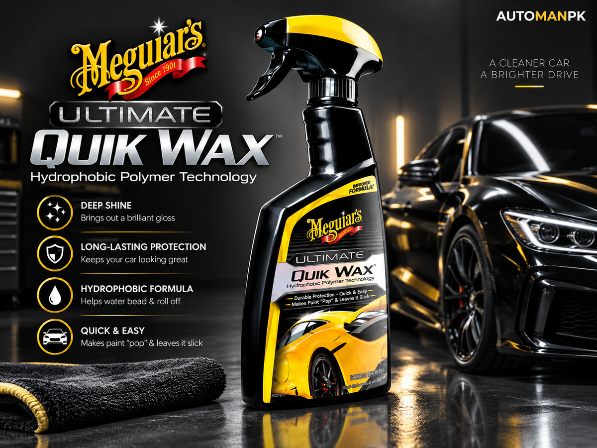 Meguiar’s Ultimate Quik Wax Spray G200924 | High Gloss Car Wax & Paint Protection