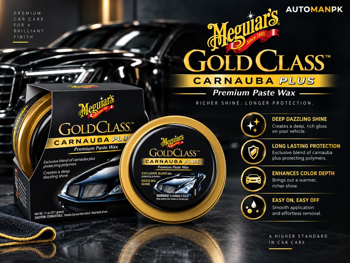 Meguiar’s Gold Class Carnauba Plus | Premium Carnauba Car Wax